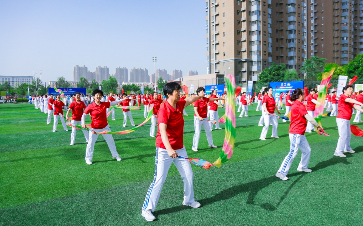 陆续走进全市13个村和社区银川市全民健身进社区志愿服务活动正式启动(图3)