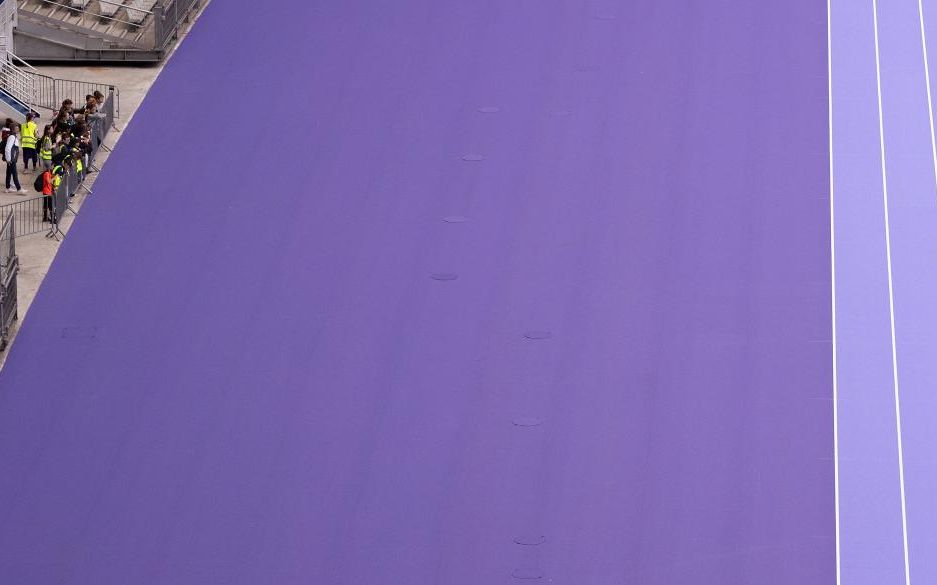 新闻多一度巴黎奥运跑道撞色沙僧？紫色可以让运动员跑更快吗？(图10)