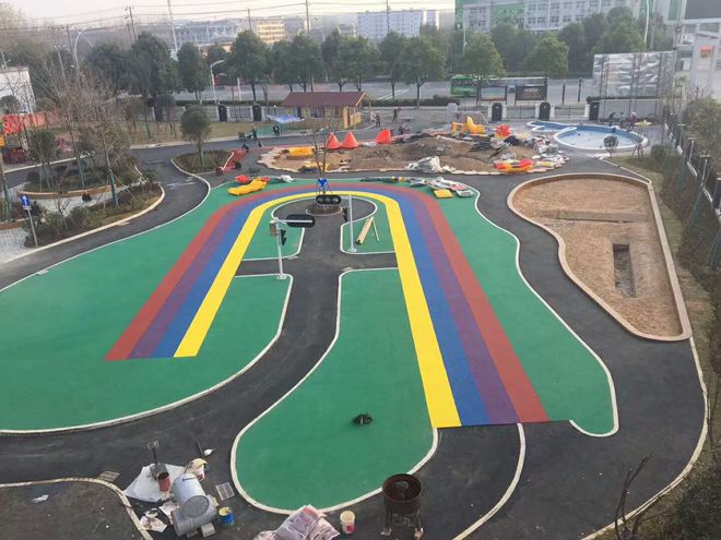 B·sport（中国体育）：广东塑胶跑道丨EPDM颗粒人行步道为城市居民提供舒适步行环境！(图1)