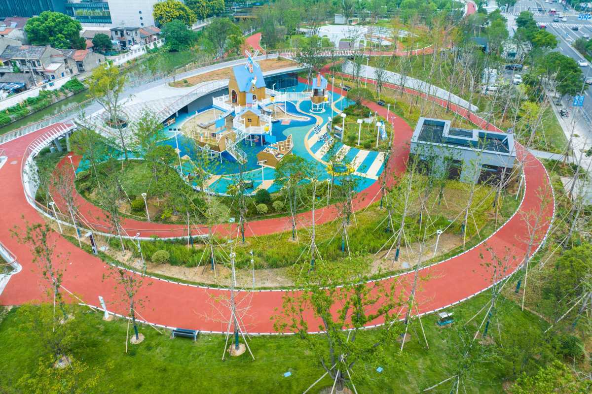 占地超10万平方米！镇海西大河公园亮相(图1)