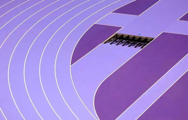 B·sport（中国体育）：紫腚能行：2024巴黎奥运首现紫色跑道(图1)