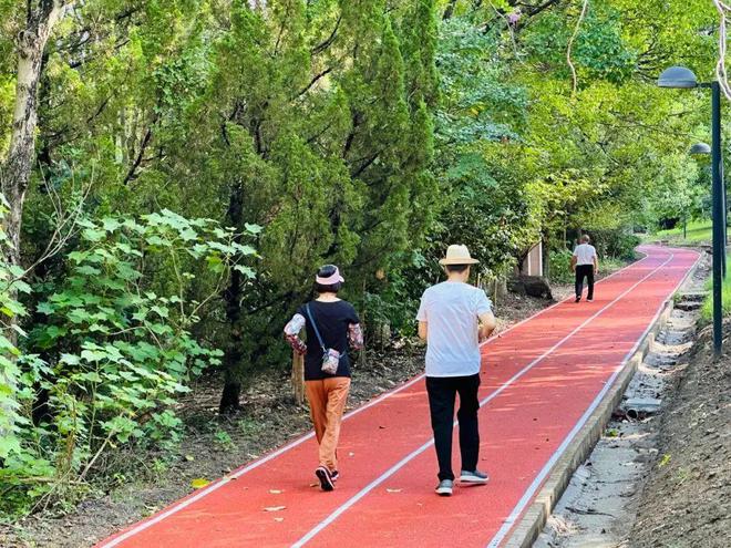运动休闲好去处！这里的两条健身步道完成升级改造(图2)