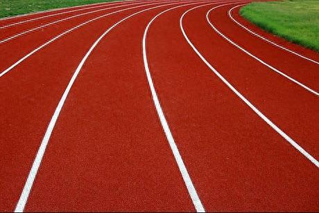 B体育：塑胶跑道是如何粘贴？(图2)