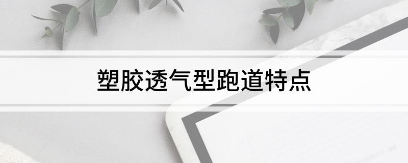 塑胶透气型跑道特点(图1)