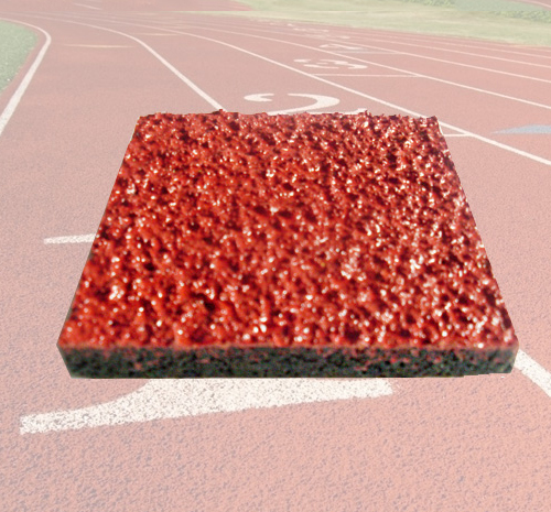 B·sport（中国体育）：果洛复合型塑胶跑道样块—塑胶跑道材料(图1)