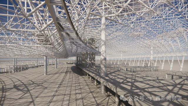 南宁吴圩机场T3航站楼封顶！将建双层观景平台供旅客全景观赏飞机起降(图2)