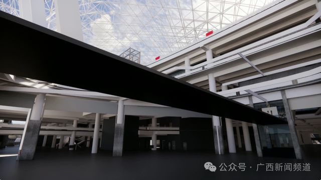 南宁吴圩机场T3航站楼封顶！将建双层观景平台供旅客全景观赏飞机起降(图5)