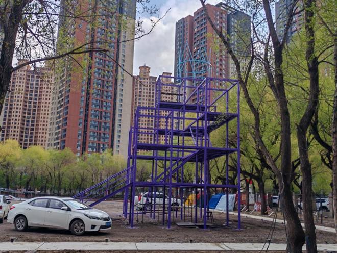 下月投用！哈市香坊区亚麻体育场变身综合型城市体育公园(图1)