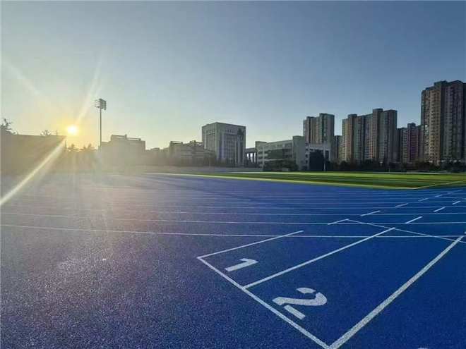 2025塑胶跑道加工厂玉峰体育抛丸除锈静电喷塑工艺精湛(图3)