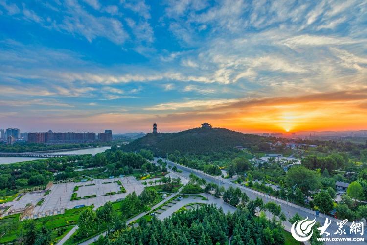 B体育：我家门前那条河·弥河丨城市客厅映两岸(图2)