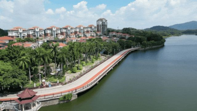 市中心地标+1！东莞这条环湖路完成提升改造(图7)