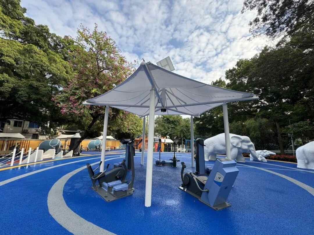 全新升级！广州流花湖公园健身区正式对外开放(图8)