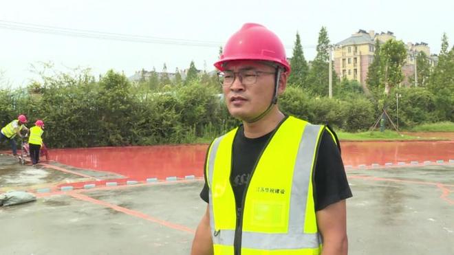 跑道翻新食堂重建宿城区25所学校加紧“焕新”迎开学(图1)