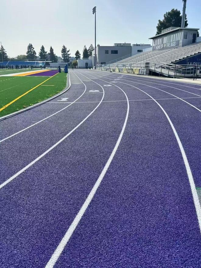 B体育：塑胶跑道摊铺厚度标准不同场地有讲究(图3)