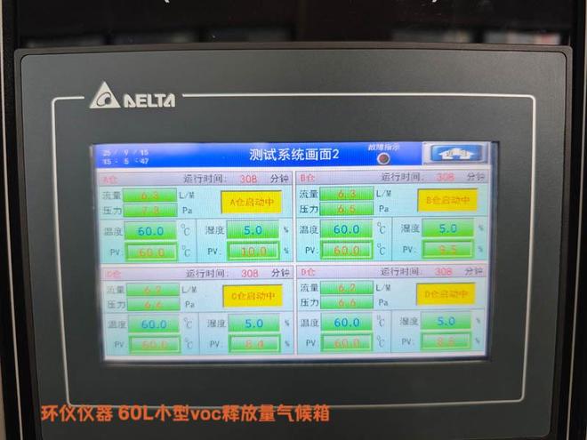 B体育：60L小型voc释放量气候箱在塑胶跑道原材料voc释放量的分析(图2)